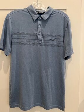Travis Mathew Men's Blue Polo Golf Shirt in Men’s Small. In Excellent condn